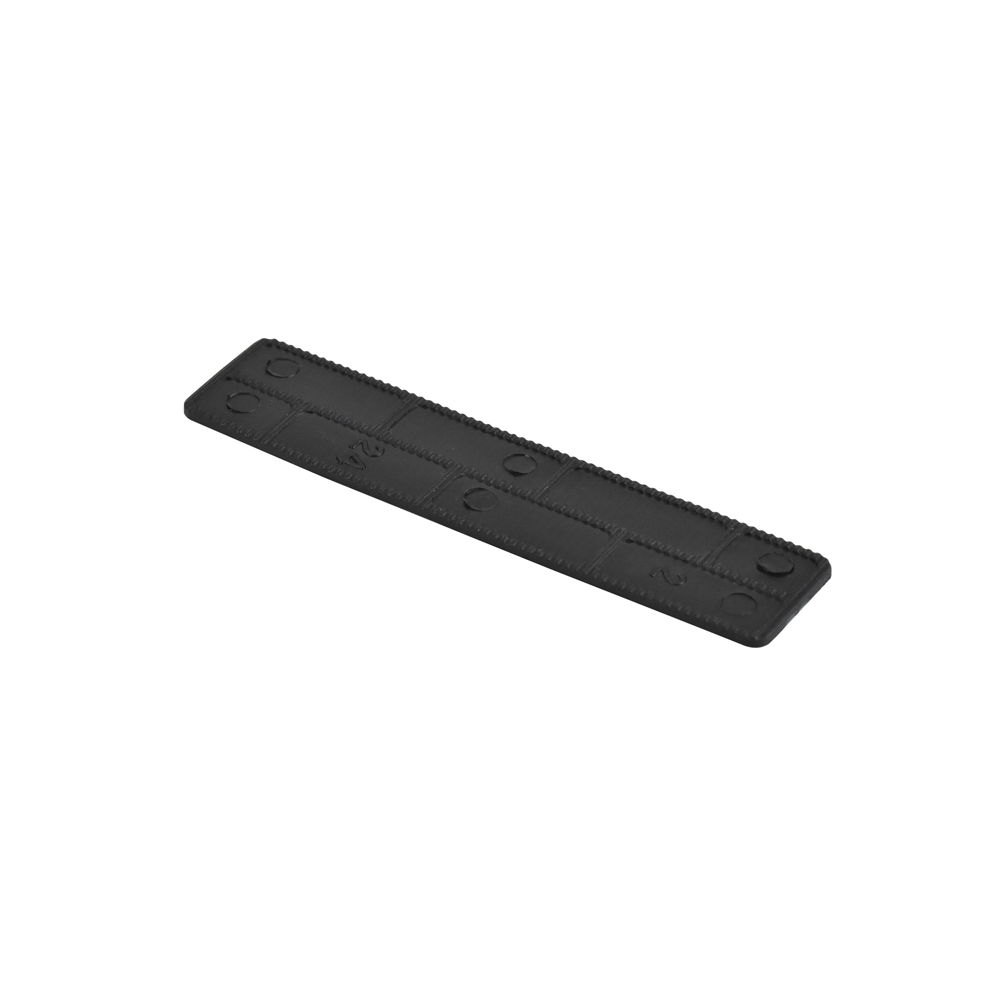 Glazing Packer 24 x 100 (2mm Thick Black)